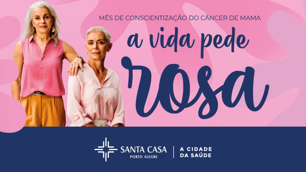 Campanha "A Vida Pede Rosa" incentiva preven&ccedil;&atilde;o do c&acirc;ncer de mama