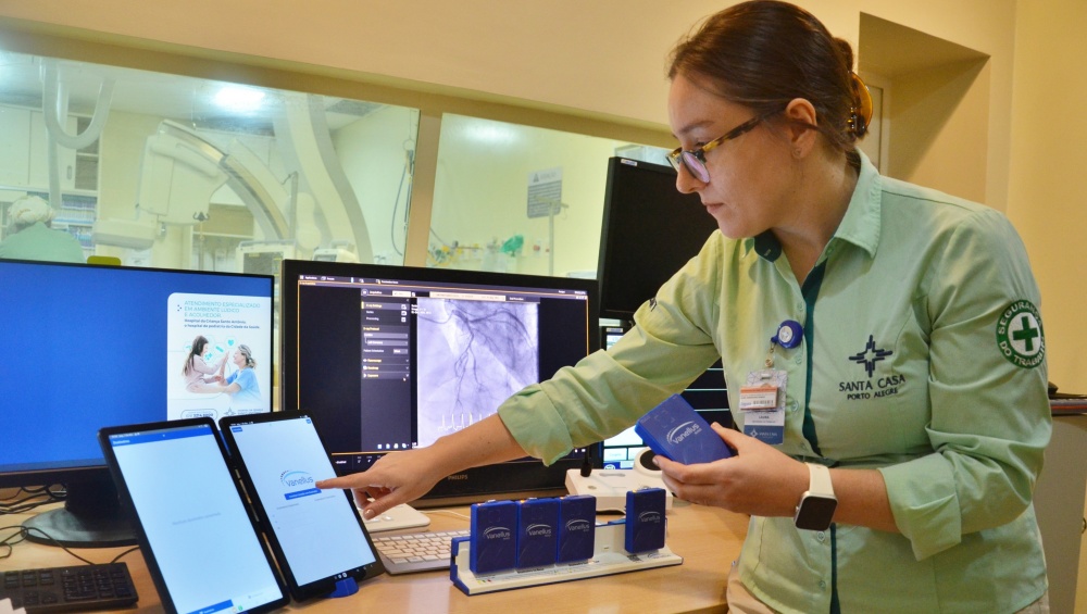 Santa Casa adota sistema para monitorar exposi&ccedil;&atilde;o &agrave; radia&ccedil;&atilde;o em tempo real