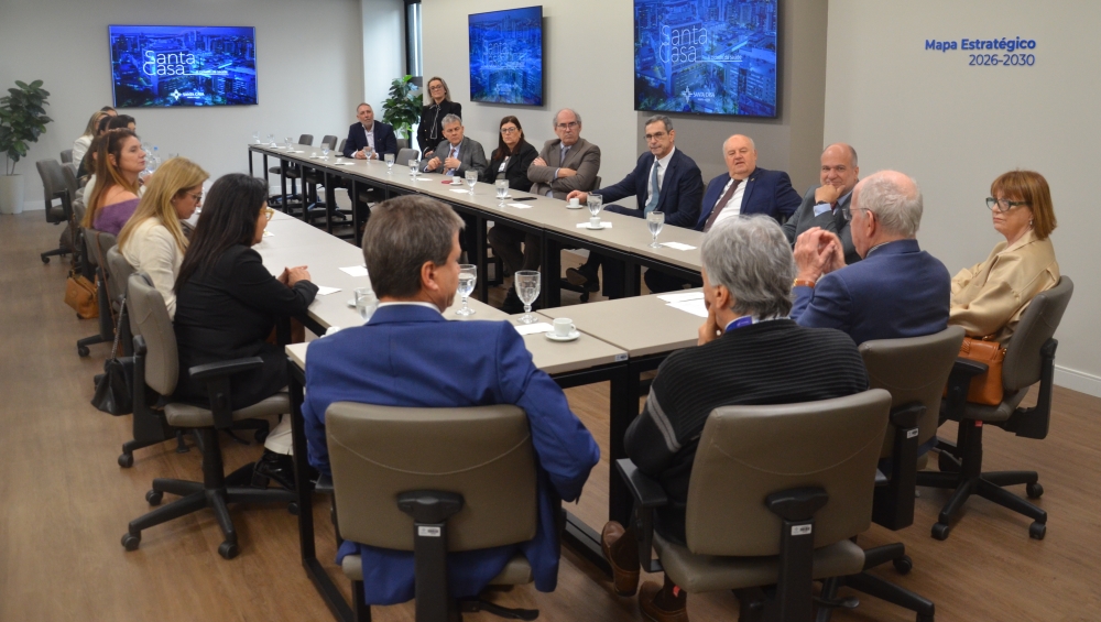 TRT da 4&ordf; Regi&atilde;o realiza visita institucional &agrave; Santa Casa de Porto Alegre