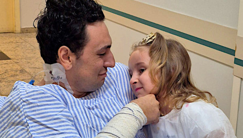 Joana: aos cinco anos, ajudou a equipe do Becker a salvar uma vida